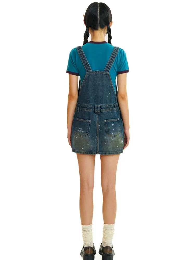 Adjustable Short Denim Back Dress【s0000008580】