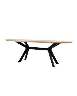 Albert Ellipse Dining Table Available in 3 Styles & 2 Sizes