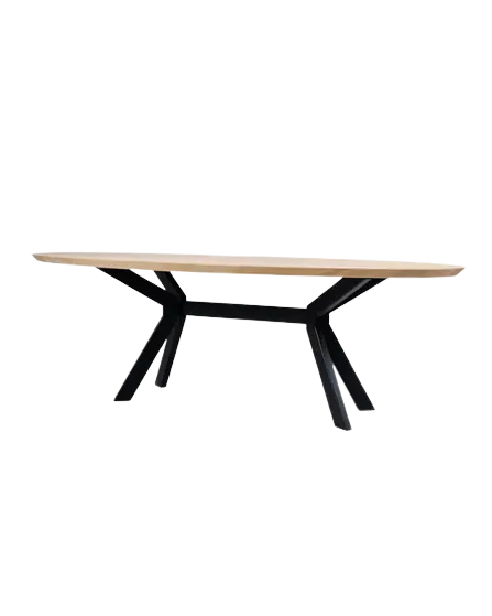 Albert Ellipse Dining Table Available in 3 Styles & 2 Sizes
