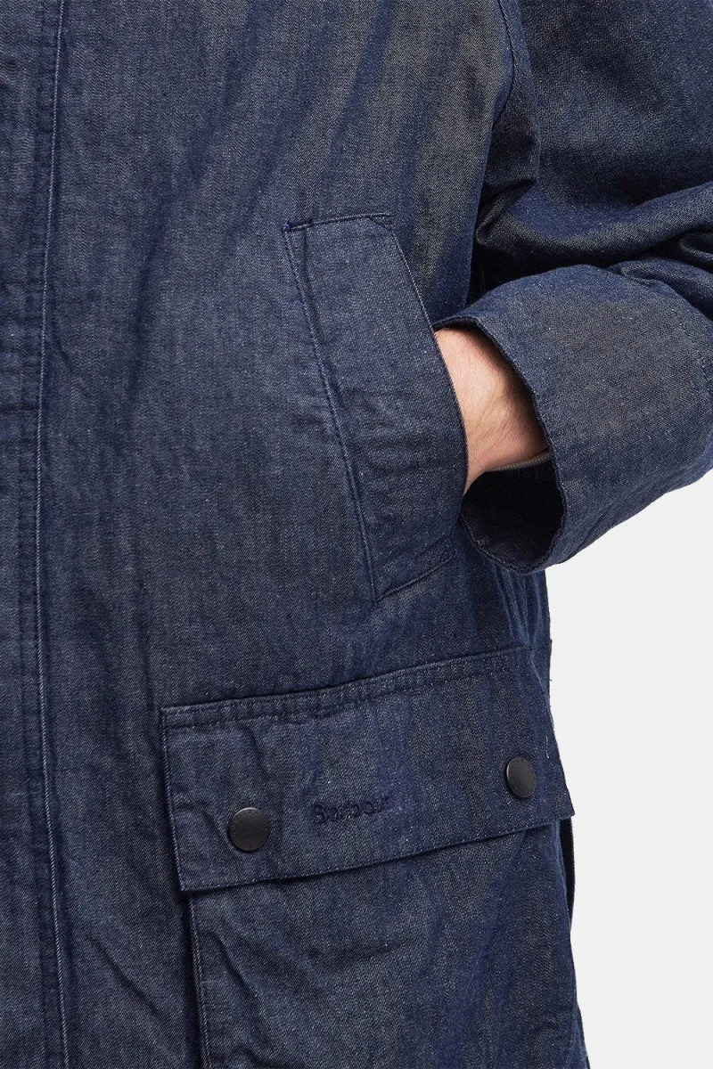 Barbour Oversized Bedale Jacket (Casual Indigo)