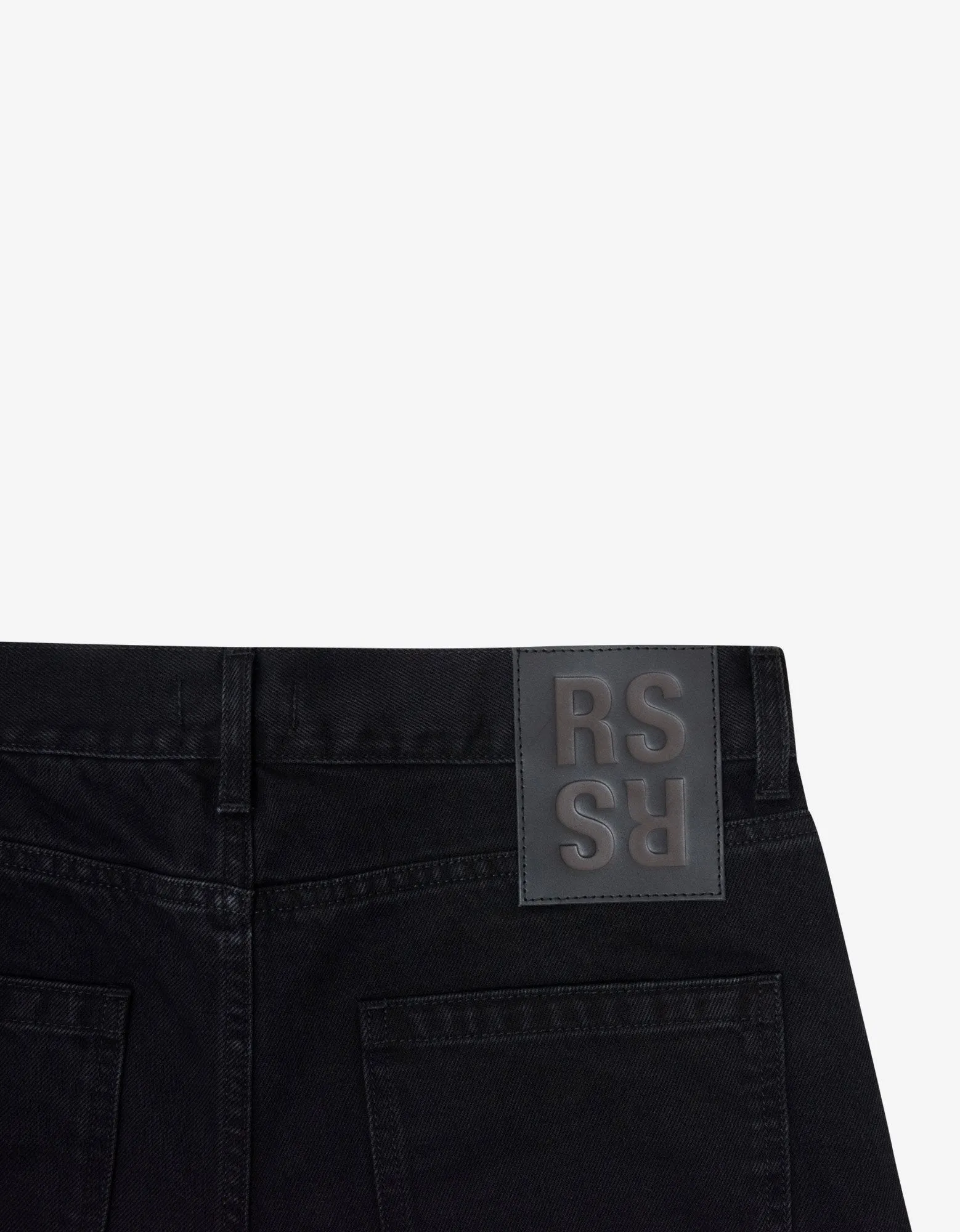 Black & Purple Slim Fit Destroyed Denim Shorts