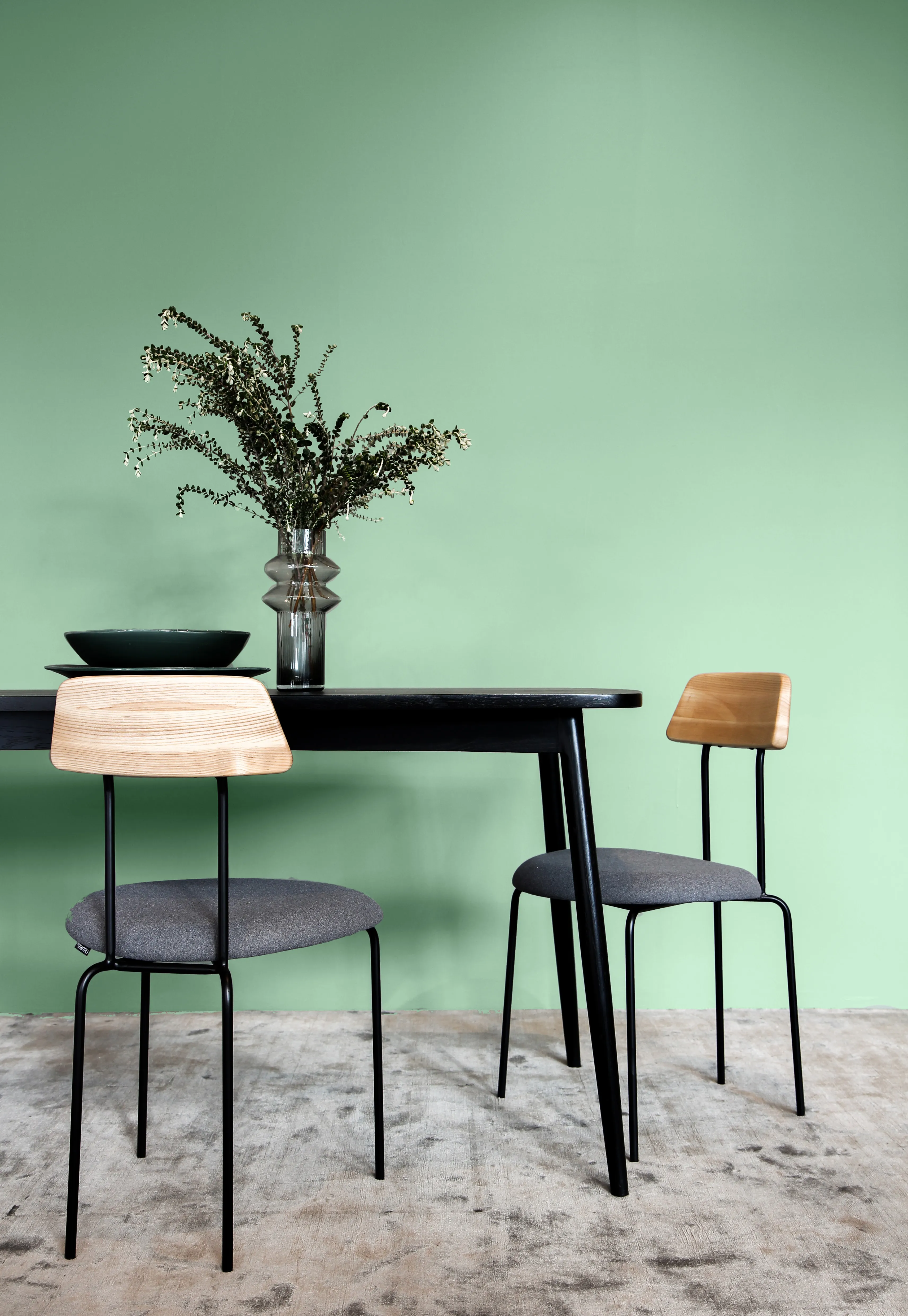 Calming Green eggshell paint