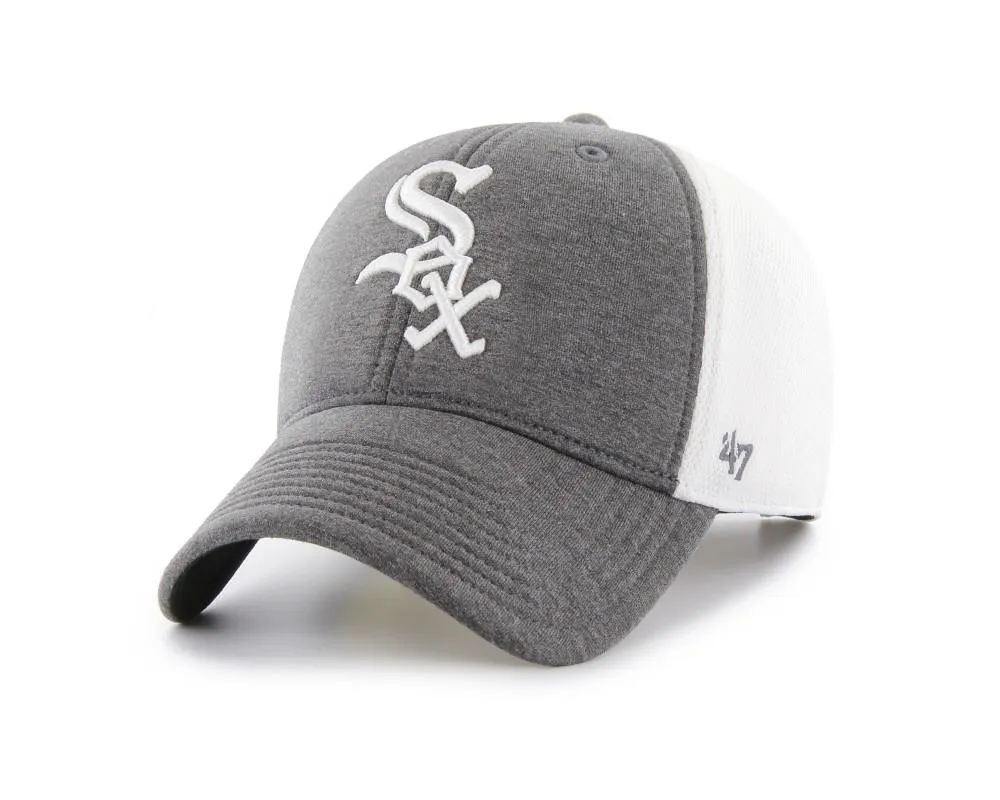 Chicago White Sox 47 Brand Two-Tone Haskell MVP Mesh Structured Adj. Hat Cap