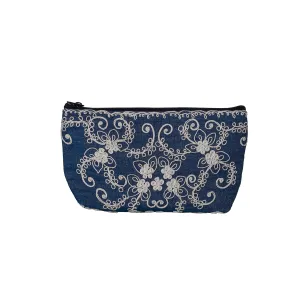 Denim Bullion Purse w/ Zipper