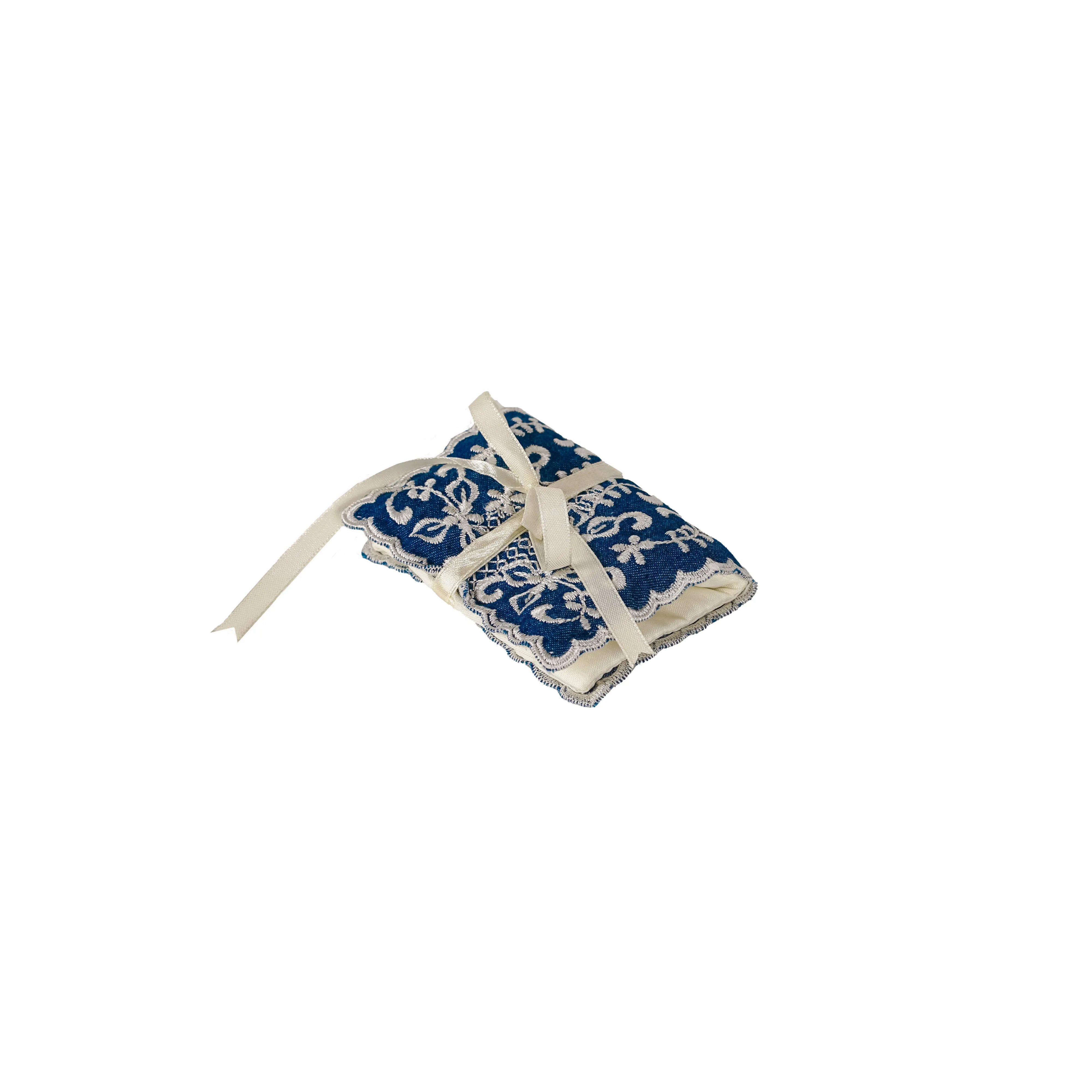Denim Jewelry Roll Mini