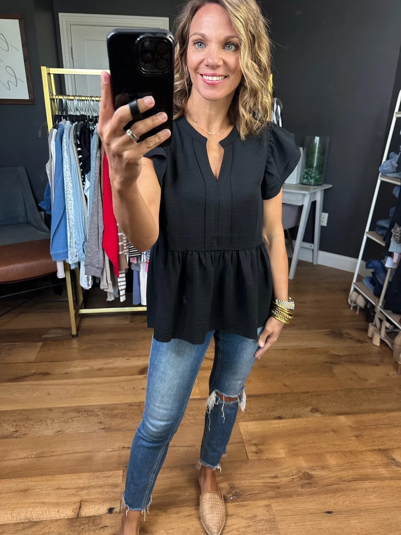 Electric Love Peplum Top - Multiple Options