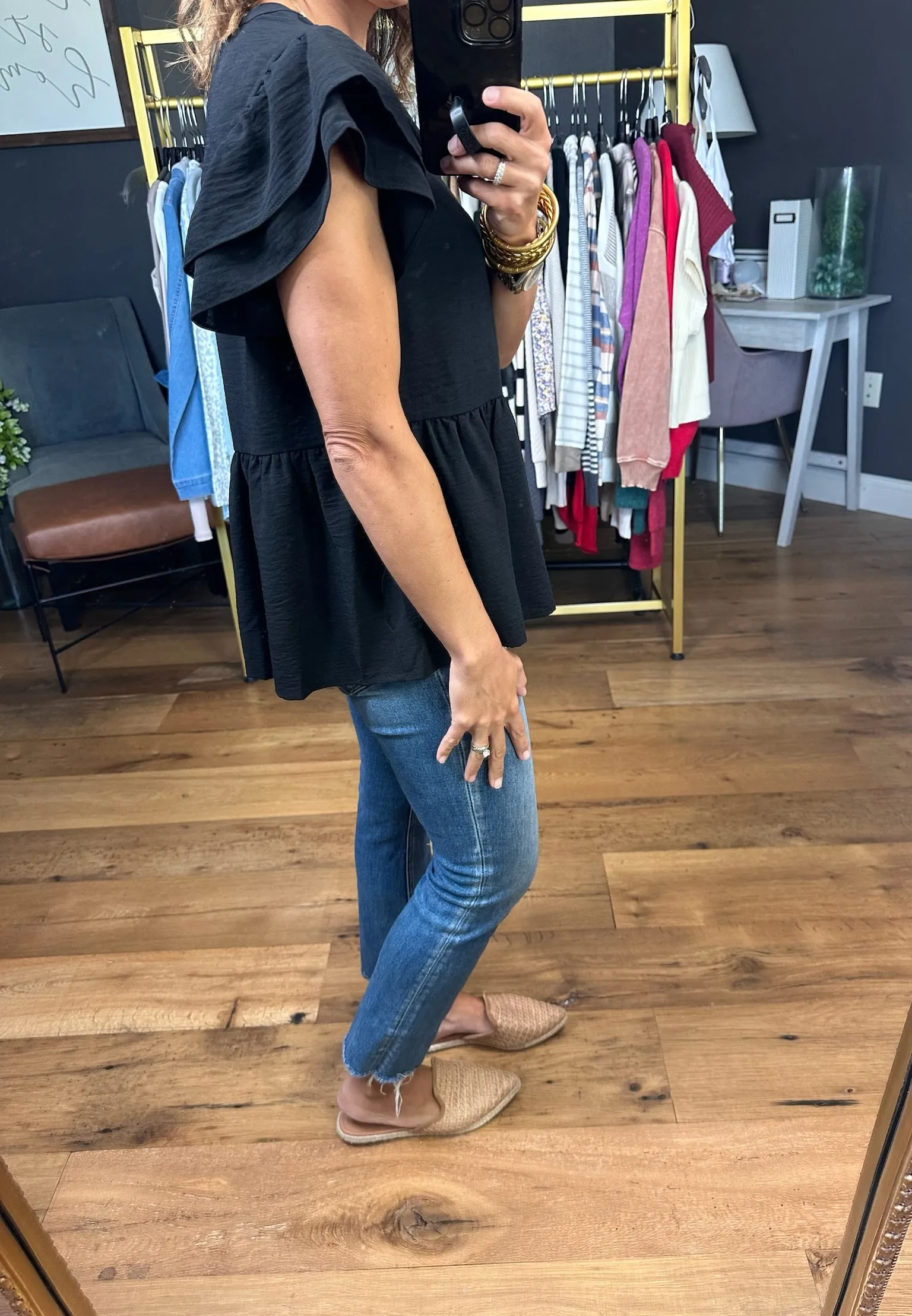 Electric Love Peplum Top - Multiple Options
