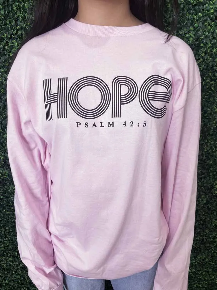 Hope in Light Pink by Inked Threads