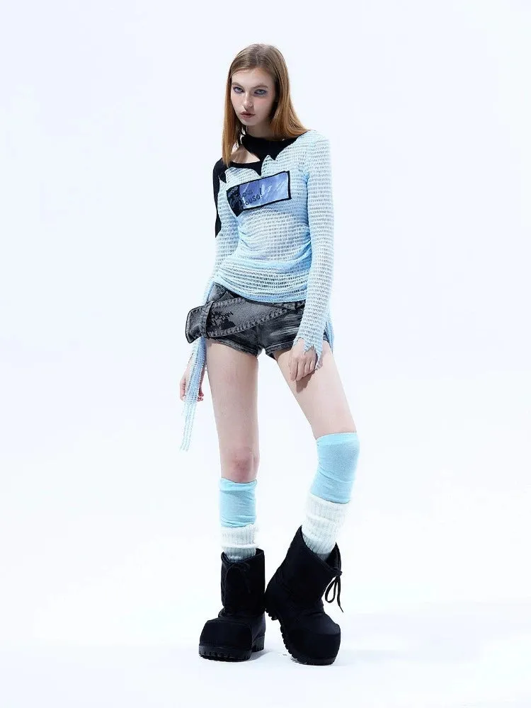 Hot girl denim shorts【s0000008009】