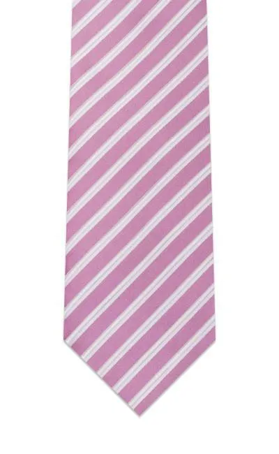 Lilac Striped Traditional Tie