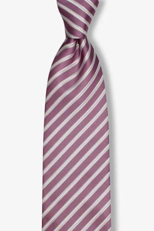 Lilac Striped Traditional Tie