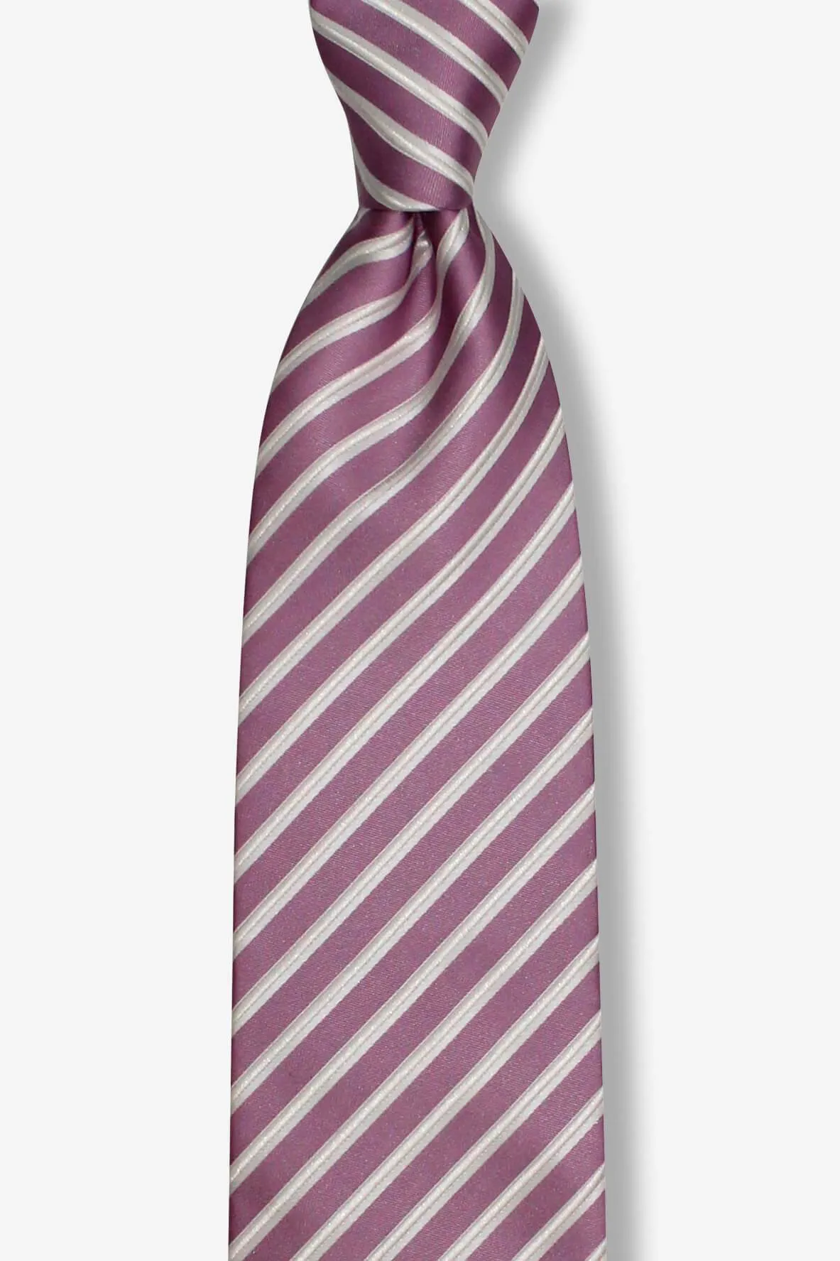 Lilac Striped Traditional Tie