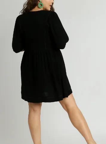 Linen Blend Dress