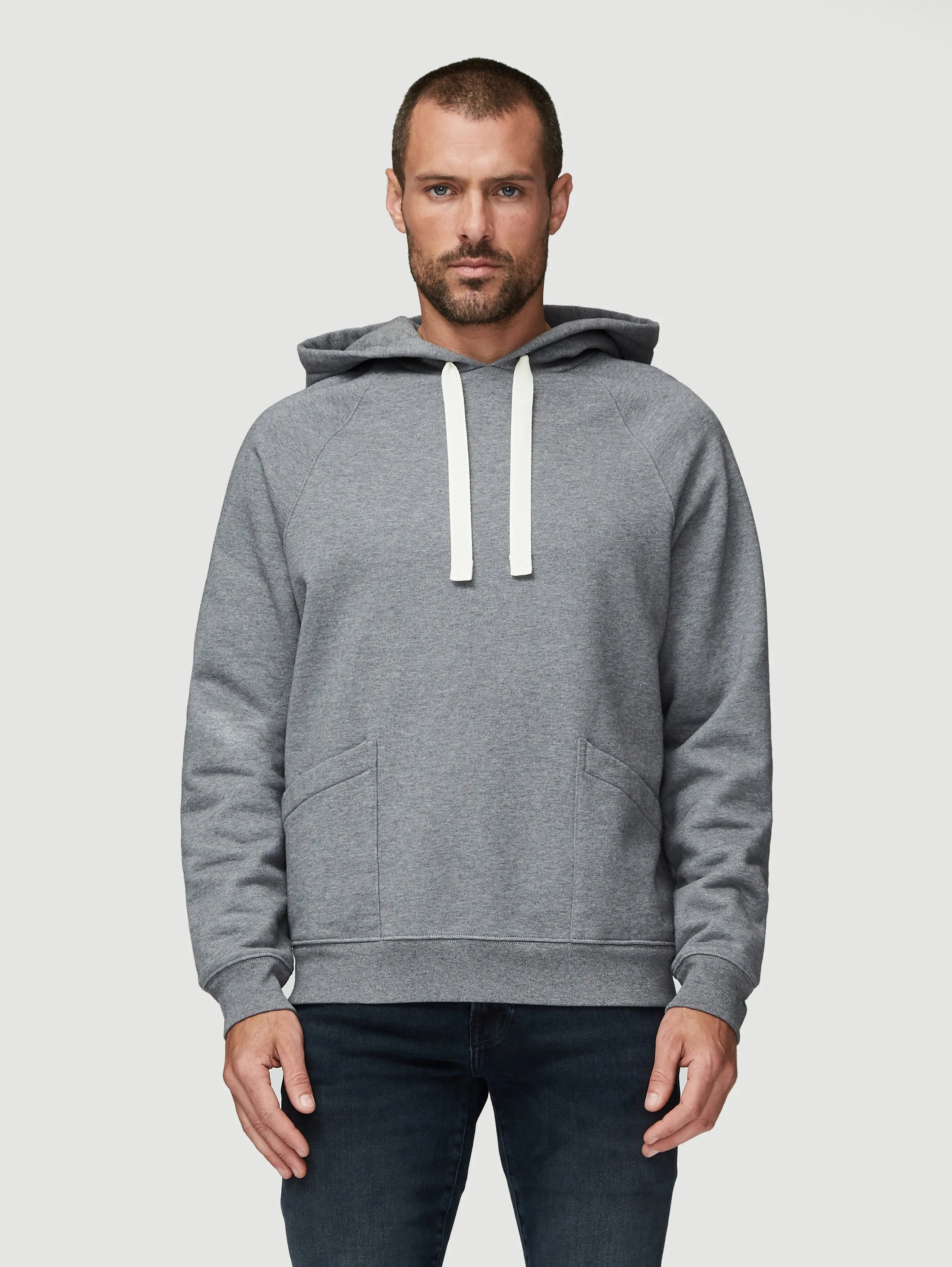 Long Sleeve New Pocket Hoodie -- Gris