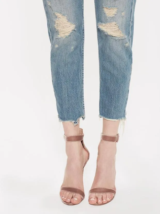 MOTHER - Cardinal Sinner Ankle Skinny Jeans in Saving Grace