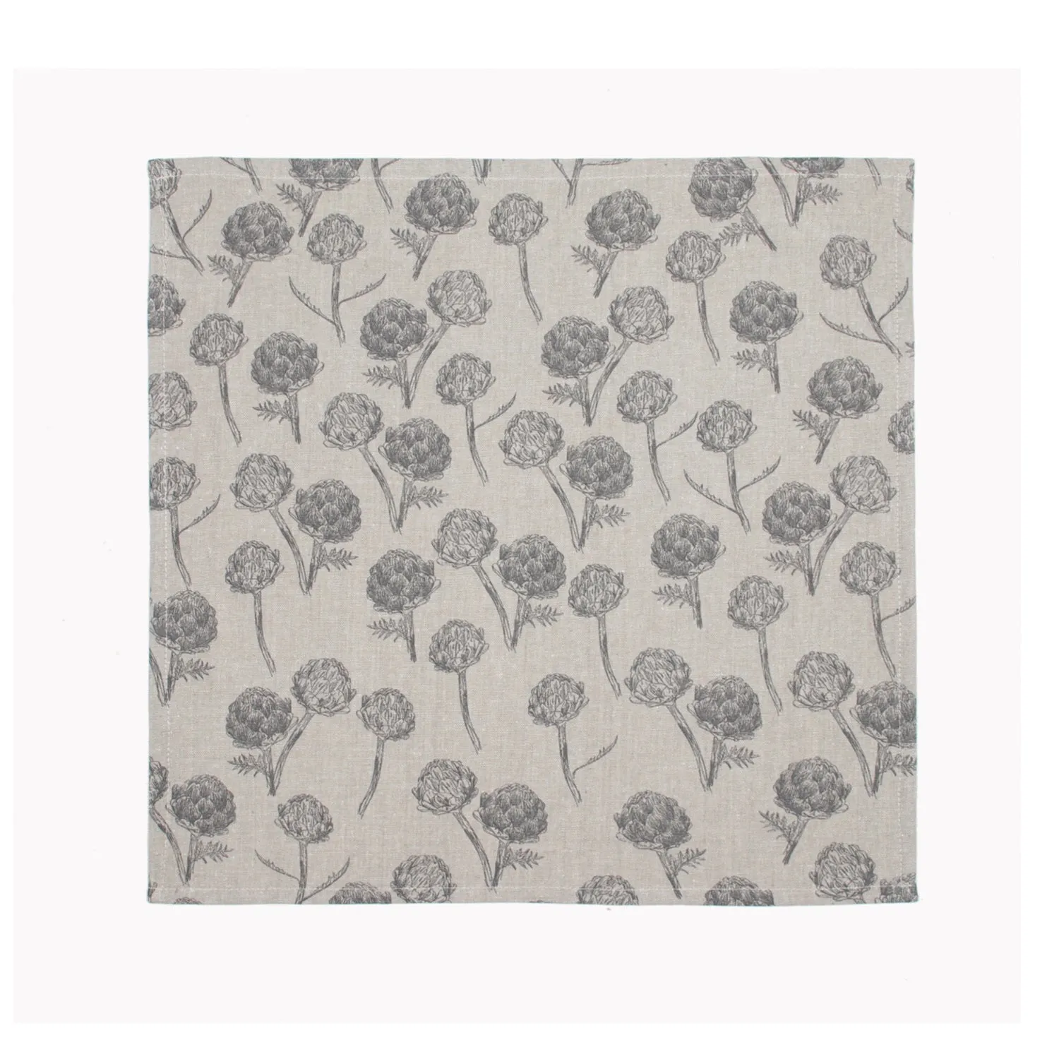 Napkin Artichoke Set of 4 - Charcoal