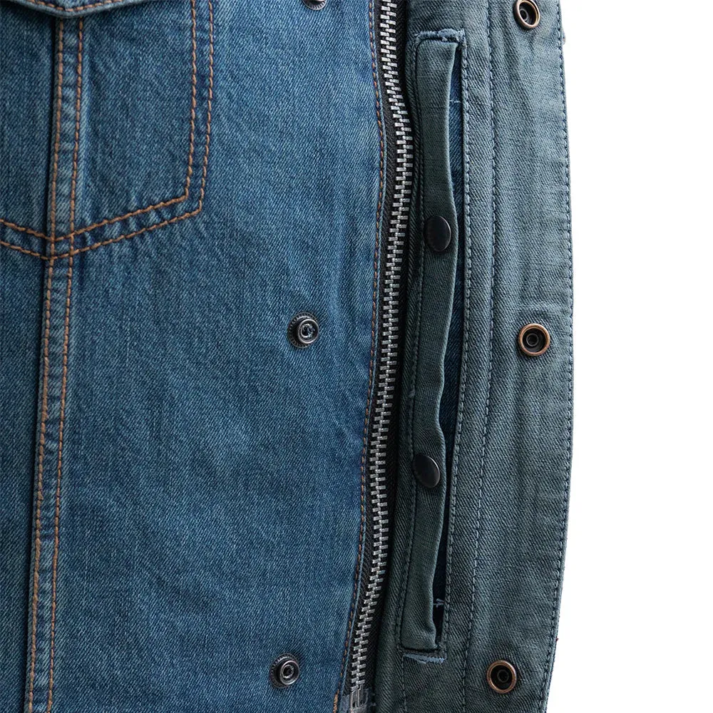 No Limit - Men's Motorcycle Denim Vest