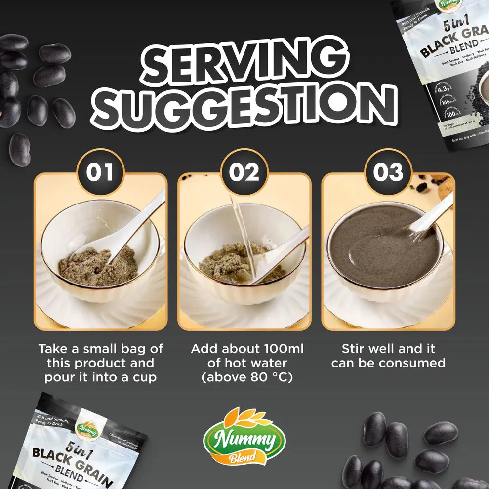 Nummy Blend 5in1 Black Grain Blend 350g