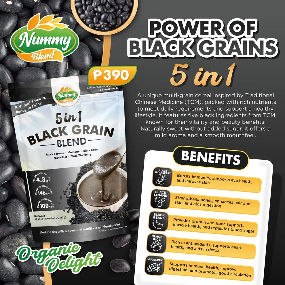 Nummy Blend 5in1 Black Grain Blend 350g