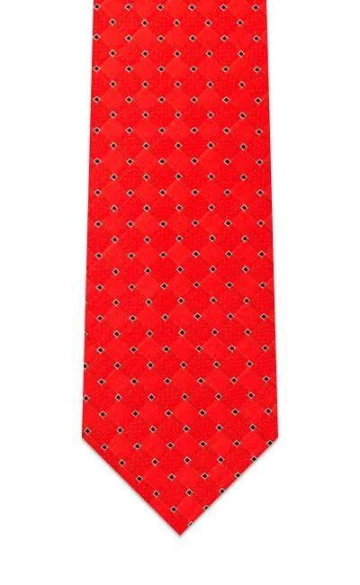 Phoenix Red Dotted Traditional Tie