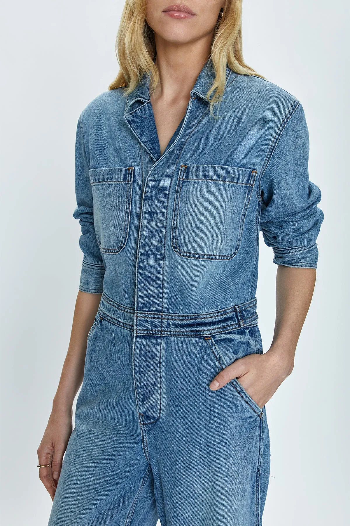 Pistola Leo Relaxed Boiler Jumpsuit- Brunswick