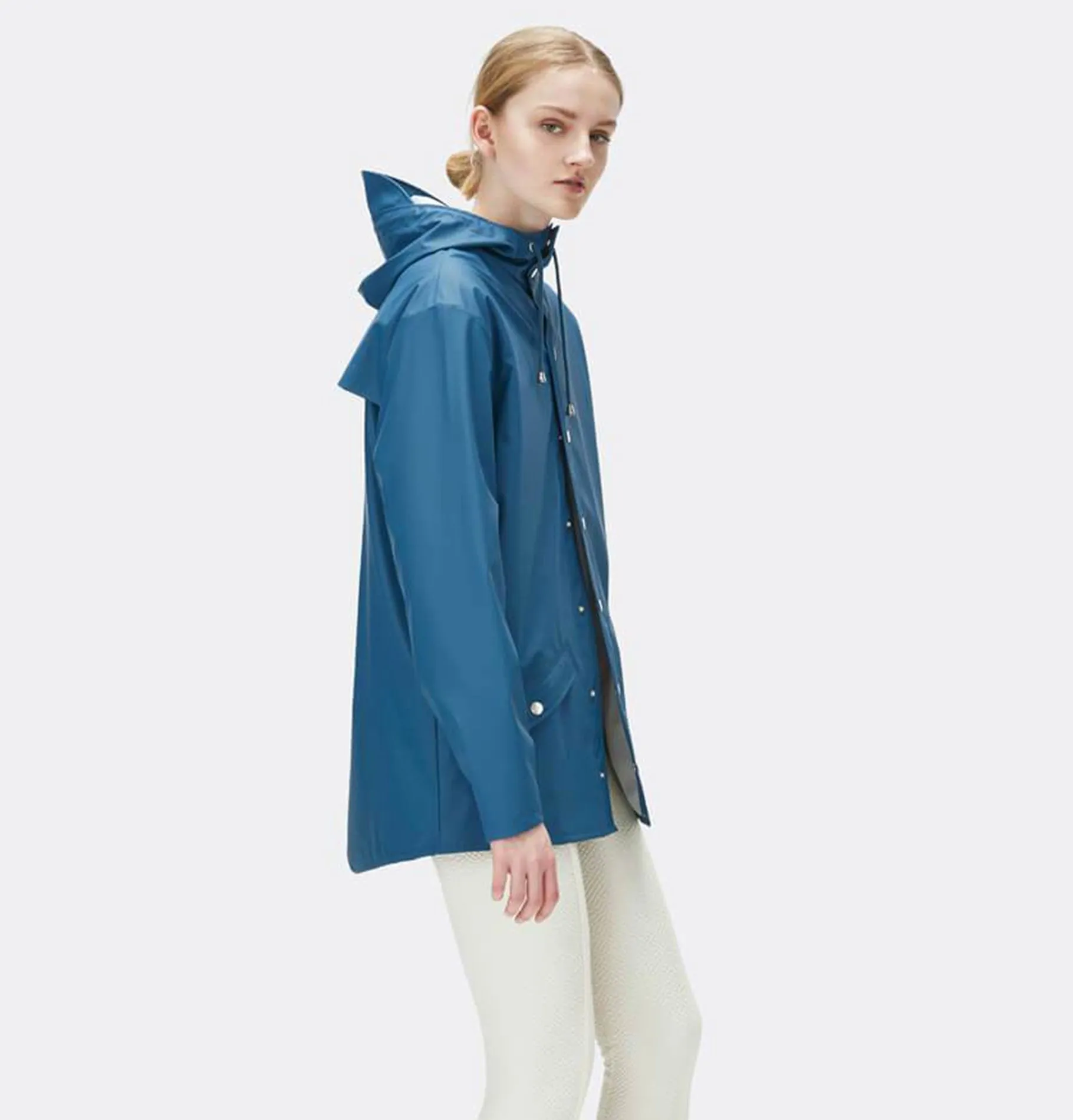 RAINS Classic Jacket - Faded Blue – Unisex