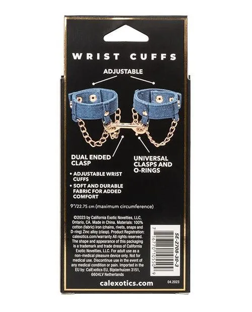 Ride 'em Premium Denim Collection Wrist Cuffs