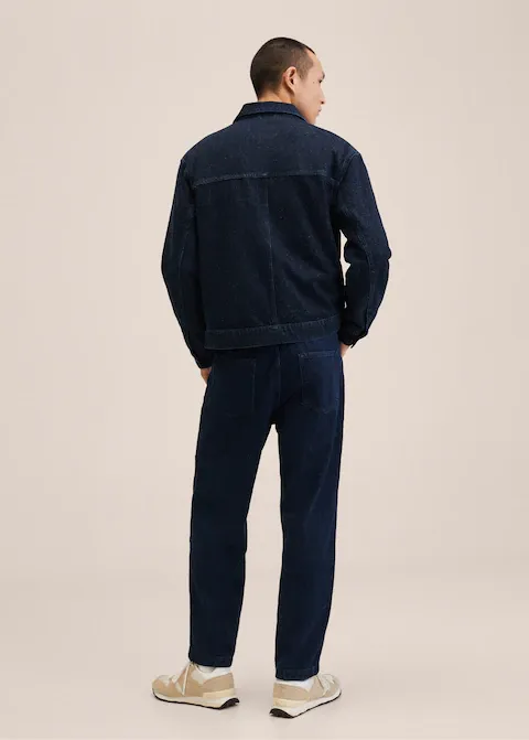 Straight Denim Pocket Trouser