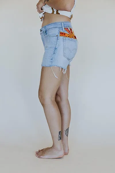 Sun Pocket Upcycled Levi's Shorts - #12