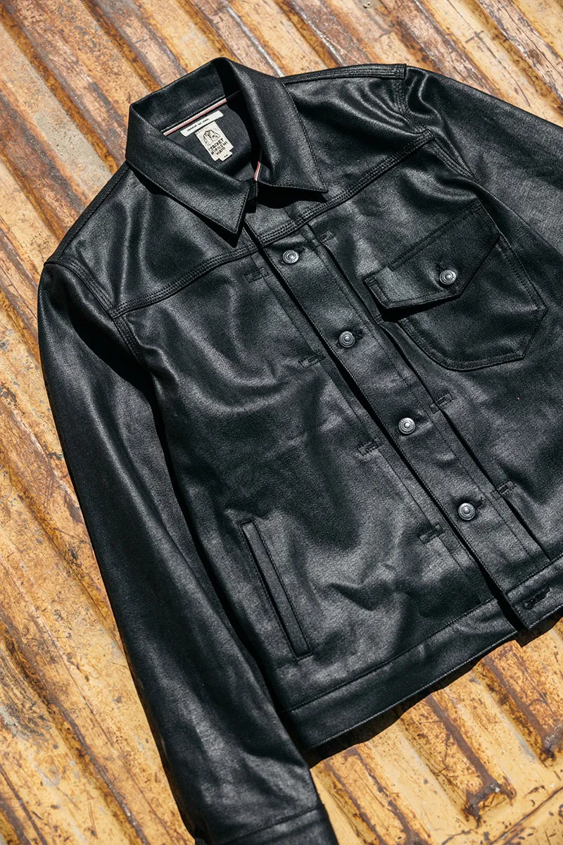 The Blade - Coated Black Raw 14oz Selvedge