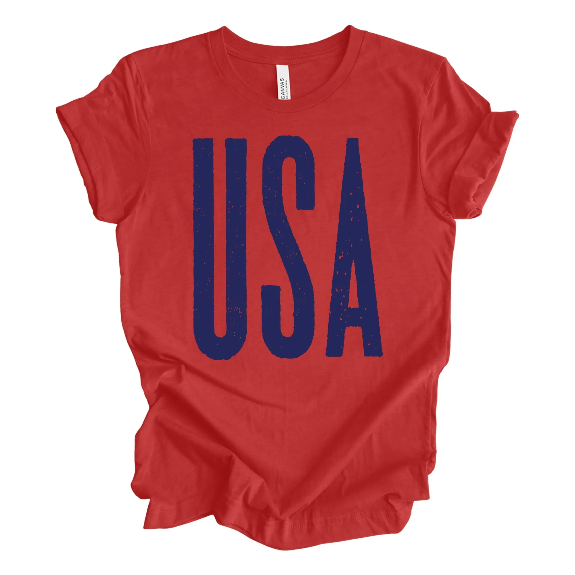 USA 4th of July Large Graphic Shirt